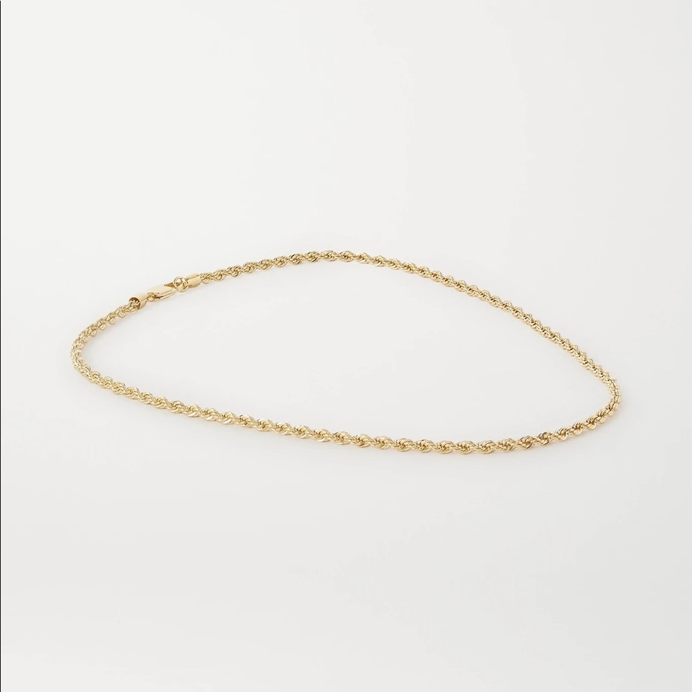 Last 1! 18k Gold Rope Chain Necklace - Picture 3 of 5